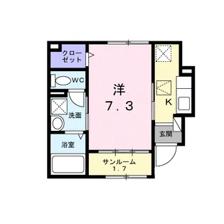メゾン ノブレス【1階】の間取り