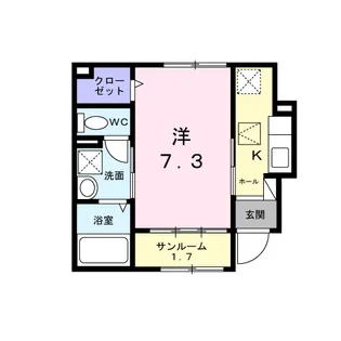 メゾン ノブレス【1階】の間取り
