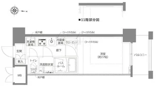 AELL亀有【11階】の間取り