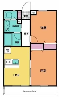 アステリア【2階】の間取り