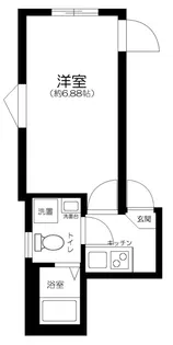 東京都足立区青井2丁目【アパート】の間取り
