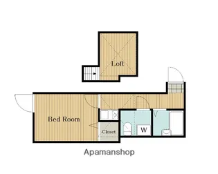 ラフィネ竹の塚【3階】の間取り