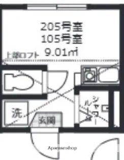 アミティエ東小岩【2階】の間取り
