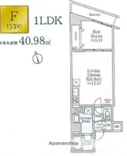 アイルイマージュ押上イースト【4階】の間取り