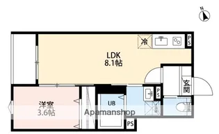 AMALFI【1階】の間取り