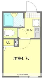 ALBA亀有【2階】の間取り