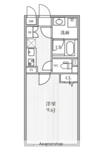 THE PALMS大島【3階】の間取り