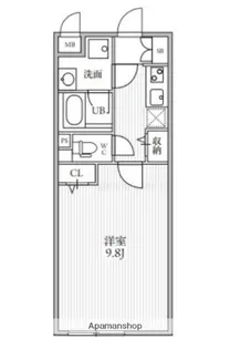 THE PALMS大島【3階】の間取り