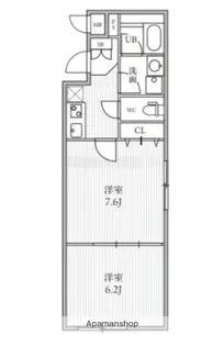 THE PALMS大島【2階】の間取り