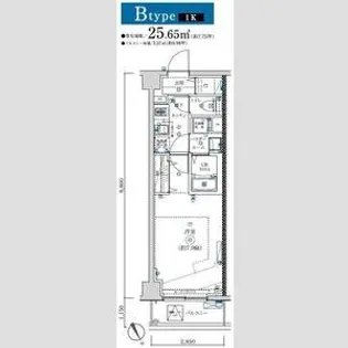 MAXIV CROS梅島【4階】の間取り