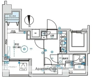 プレニーズ五反野MAXIV【10階】の間取り