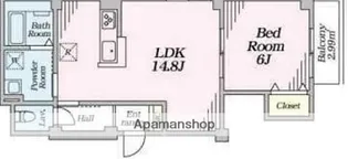 CLAVIUS ZEH【3階】の間取り