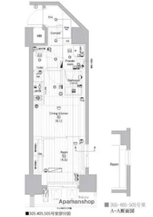 PREMIUM CUBE 亀戸【3階】の間取り