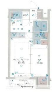GENOVIA東向島SKYGARDEN【2階】の間取り