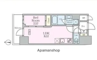 GARDEN XAVIS木場【5階】の間取り