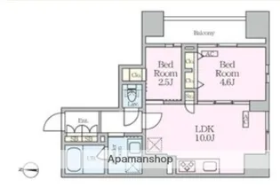 GARDEN XAVIS木場【11階】の間取り