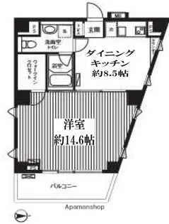 T−COURT【6階】の間取り