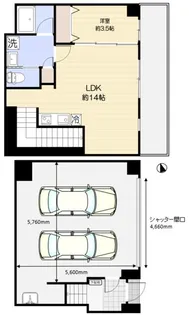 G−BASE(ジーベース)【1階】の間取り
