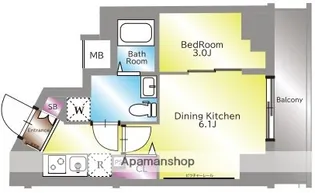 アイル グランデ押上ノース【3階】の間取り