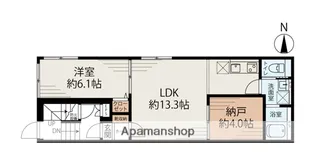 ハウス亀戸【4階】の間取り