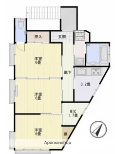 まちの家【2階】の間取り