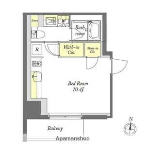 プライムメゾン亀戸【2階】の間取り