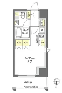 プライムメゾン亀戸【6階】の間取り