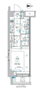CREALPREMIER大島【1階】の間取り