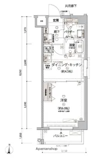 アルコバレーノ亀戸Ⅱ【4階】の間取り