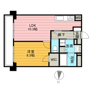エスティメゾン大島【13階】の間取り