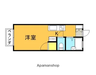東京都小金井市貫井北町2丁目【アパート】の間取り