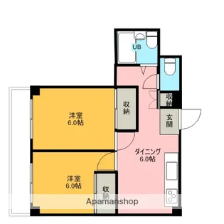 エル・パーシモン【2階】の間取り