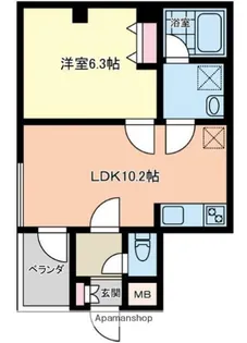 ラ・ヴェール吉祥寺【2階】の間取り