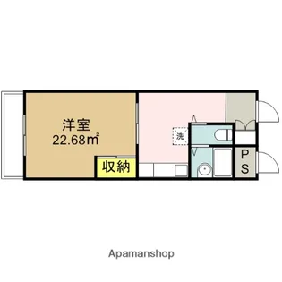 関前コーポ【1階】の間取り