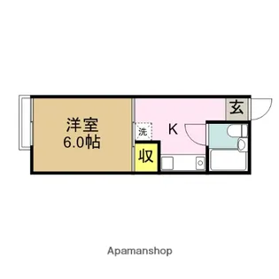 パレーシャル武蔵野B【2階】の間取り
