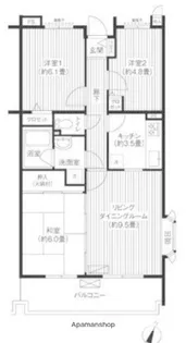 ヴィラフィーネ【1階】の間取り