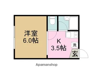 第二吉野ハイム【2階】の間取り