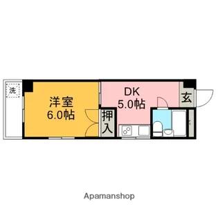 シティハイツ【3階】の間取り