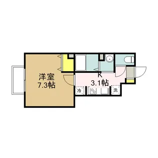 ザーパト・ポーリェ【103号室】の間取り