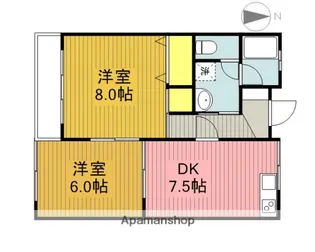ファミールM【1階】の間取り