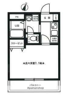 ノーザンパーク吉祥寺【1階】の間取り