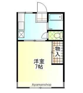 サンハイツシマダ【2階】の間取り