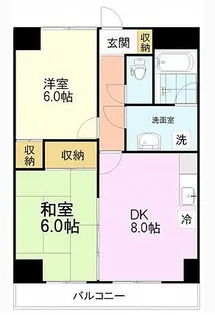 エクリーンミタカⅠ【2階】の間取り