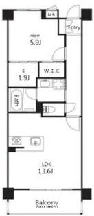 オーパスレジデンス吉祥寺【3階】の間取り