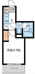 CITY SPIRE 東小金井【1階】の間取り