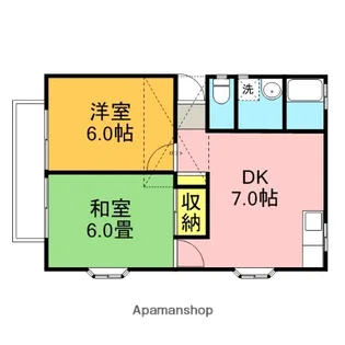 ヴィラ雅【2階】の間取り