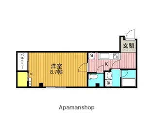 アーティックK【2階】の間取り