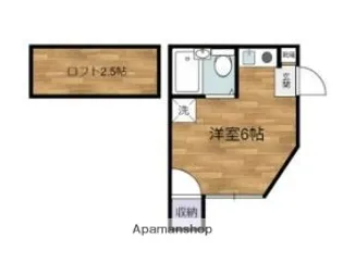東京都小平市上水南町1丁目【アパート】の間取り