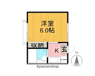 グリーンハイツ【1階】の間取り