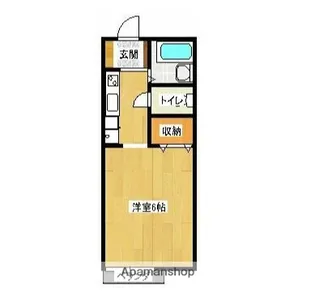 エバーグリーンハイム【1階】の間取り